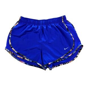 Nike Tempo Running Shorts Royal Blue/Purple Size Medium Athletic Sporty EUC